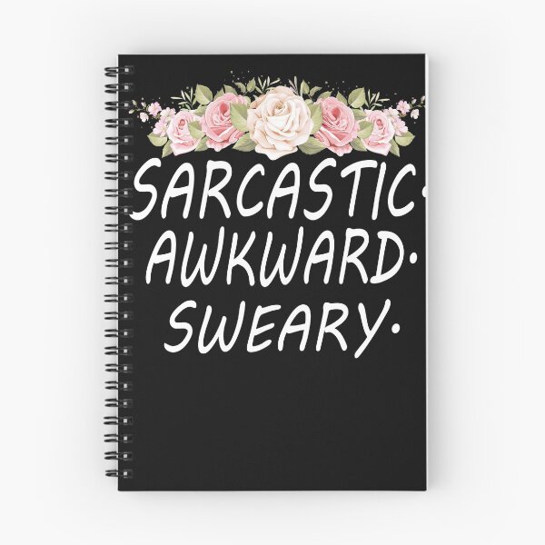 Item preview, Sarcastic. Awkward. Sweary. Funny Sarcastic Quote designed and sold by Tiboga19.