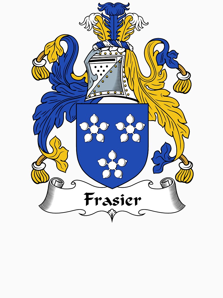 "Frasier Coat of Arms / Frasier Family Crest" Tshirt by