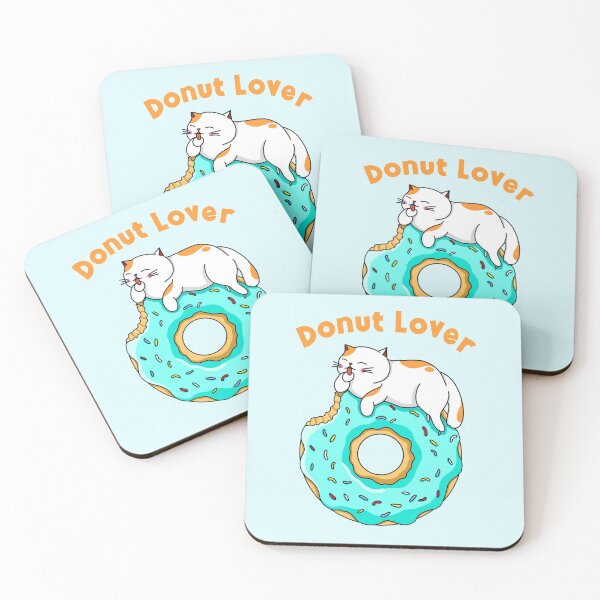 Item preview, Cat Donut Lover designed and sold by Kimprut.