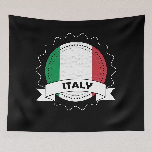 Artikelvorschau, Italien Emblem-Abzeichen-Flagge entworfen und verkauft von Gina-Driada.