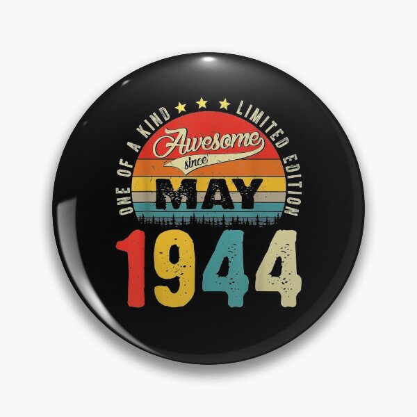 Item preview, 77th Birthday Decorations May 1944 Men Women 77 Years Old Gift  designed and sold by lindafrances.