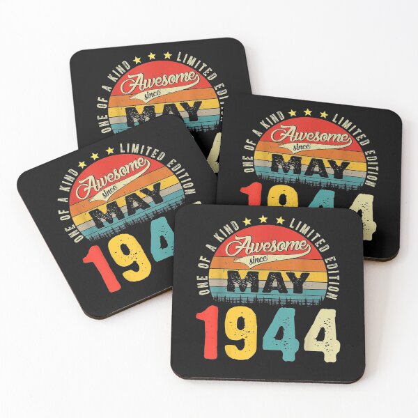 Item preview, 77th Birthday Decorations May 1944 Men Women 77 Years Old Gift  designed and sold by lindafrances.