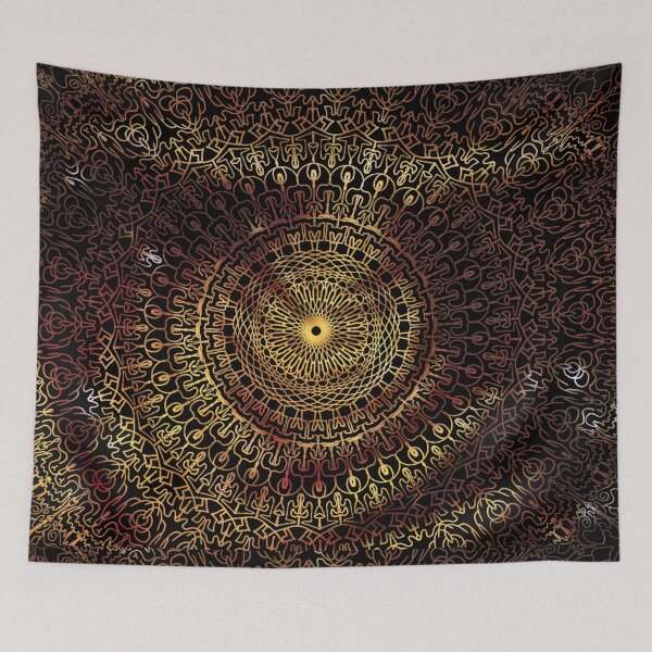 Item preview, protection gold mandala designed and sold by cachaldora.