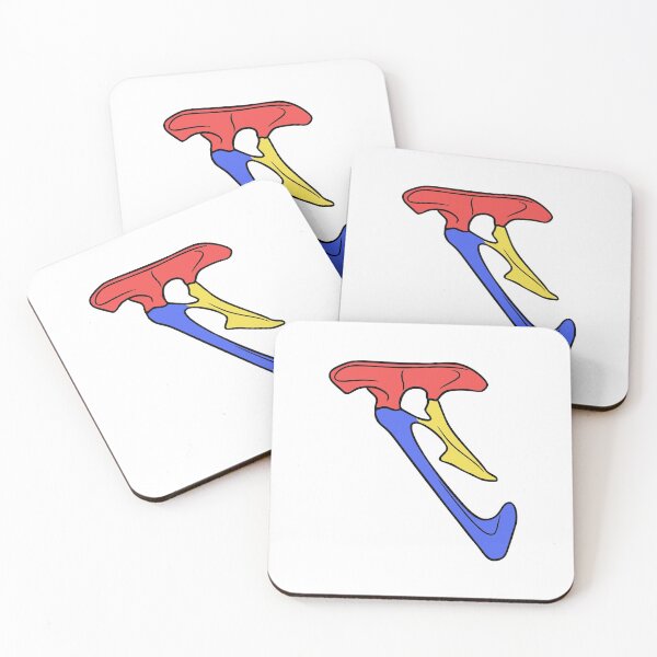 Item preview, Velociraptor Pelvis (Colored) designed and sold by peltigaan.