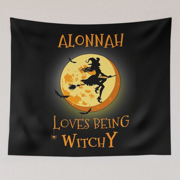 Item preview, Alonnah loves being witchy designed and sold by SidTastic .