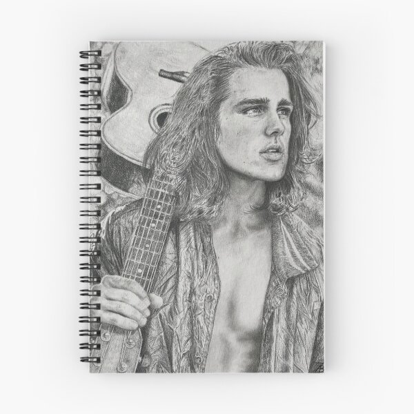 Item preview, Charlie Gillespie and his guitar designed and sold by AnnaDoesHerArt.