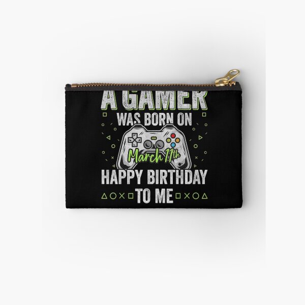 Item preview, A Gamer Was Born On March 11th Happy Birthday To Me 11  designed and sold by mylahKristian.