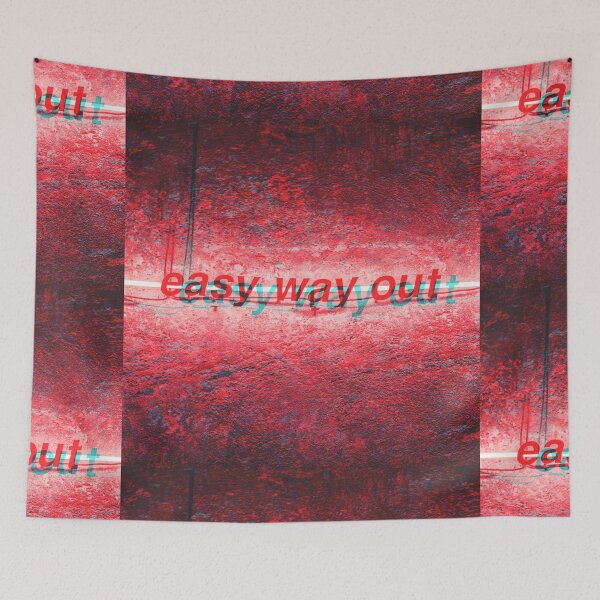 Item preview, GLITCH ART, EASY WAY OUT, aesthic, y2k aesthetic, indie aesthetic designed and sold by Happy  Soul Store.