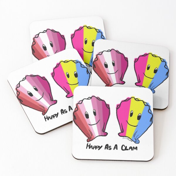 Item preview, Happy As A Clam L+P designed and sold by SamIsWhat8.