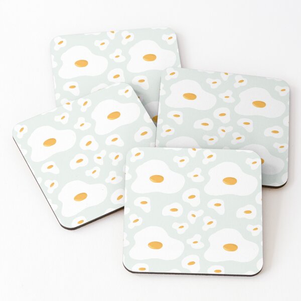 Item preview, Fried egg pattern designed and sold by Tiny Tiny Studio.