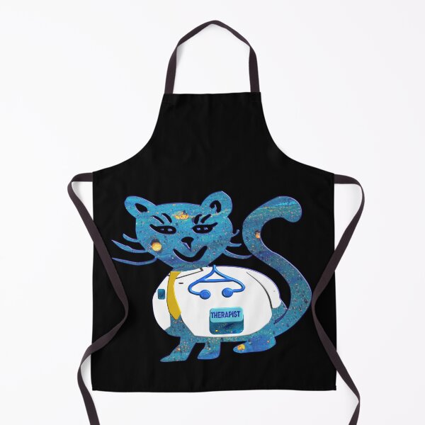 Aperçu de l'œuvre Mon chat est mon thérapeute - Excellent cadeau pour les amoureux des chats créée et vendue par Ralek.