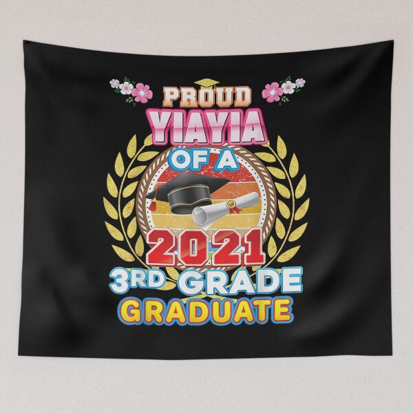Item preview, Proud Yiayia Of A 2021 3rd Grade Graduate Last Day School Gift  designed and sold by dominique235.