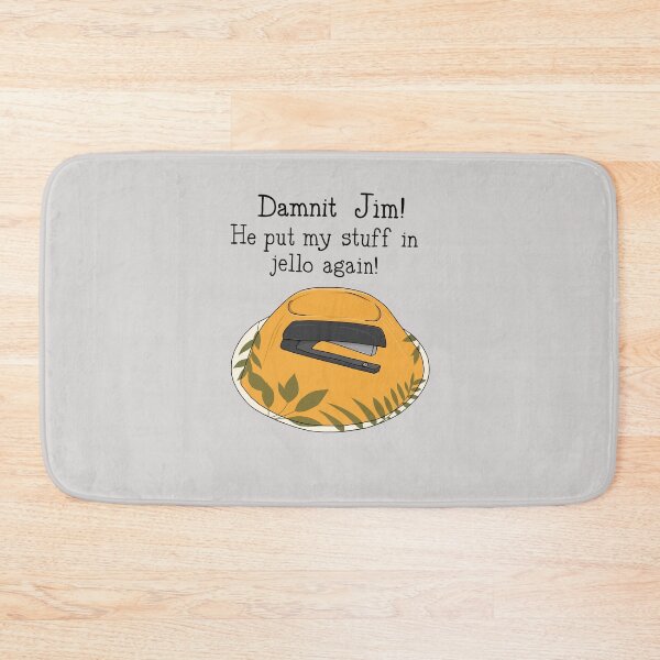 Item preview, Damnit Jim! The Office Cartoon Digital Art With Quote designed and sold by V3N4BL3.