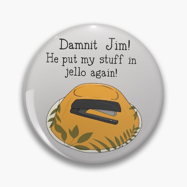 Item preview, Damnit Jim! The Office Cartoon Digital Art With Quote designed and sold by V3N4BL3.