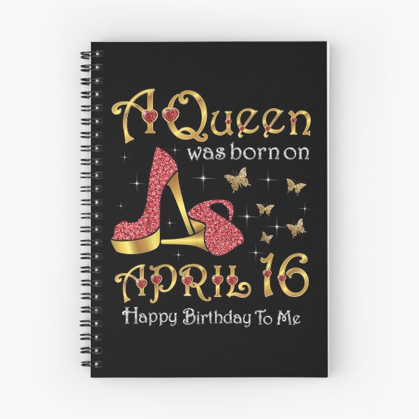 Item preview, A Queen Was Born On April 16 16th April Birthday  designed and sold by mylahKristian.