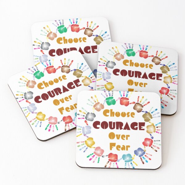 Item preview, Choose COURAGE Over Fear - Circle designed and sold by SELFGOVERNMENT.