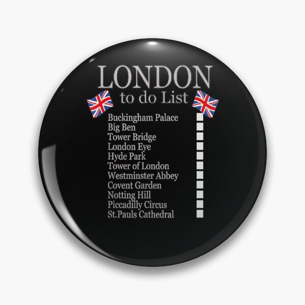 Item preview, London To Do List Sights Gb Vacation Trip Gift  designed and sold by lindafrances.
