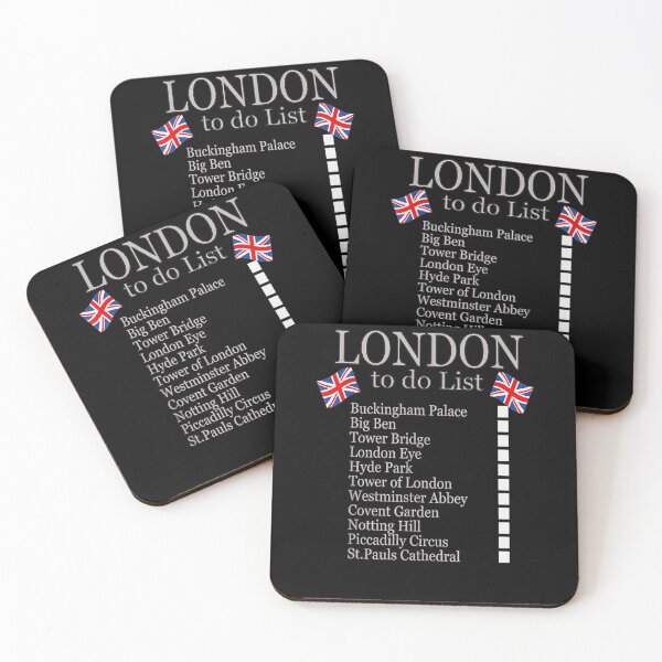Item preview, London To Do List Sights Gb Vacation Trip Gift  designed and sold by lindafrances.