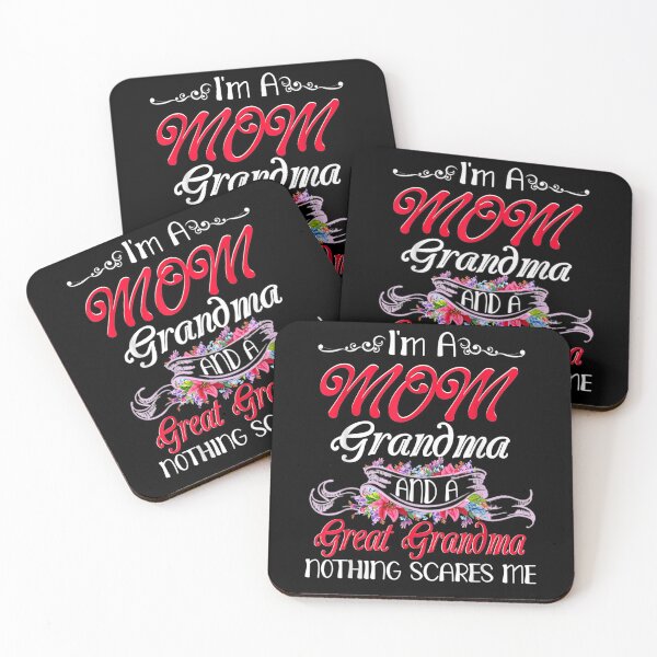 Item preview, Im A Mom Grandma Great Nothing Scares Me Mothers Day  designed and sold by mylahKristian.