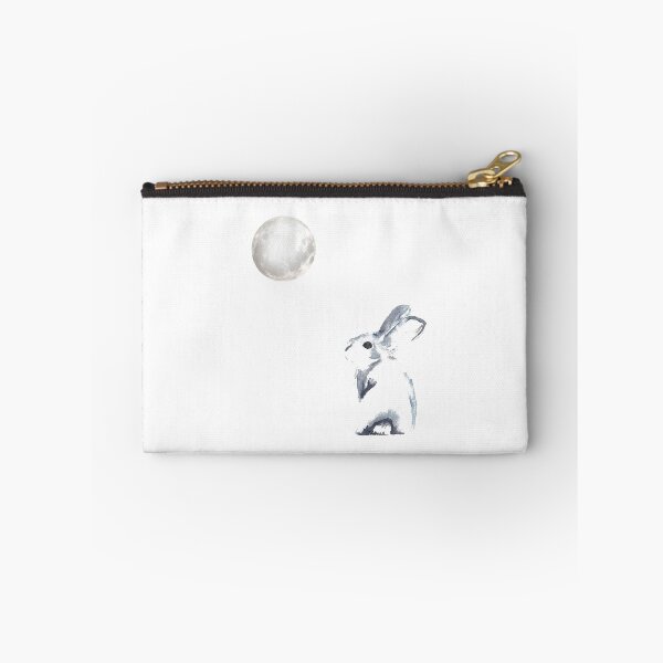 Item preview, rabbit and moon designed and sold by MADONE-Store.
