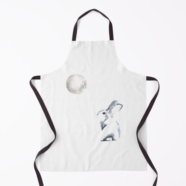 Item preview, rabbit and moon designed and sold by MADONE-Store.