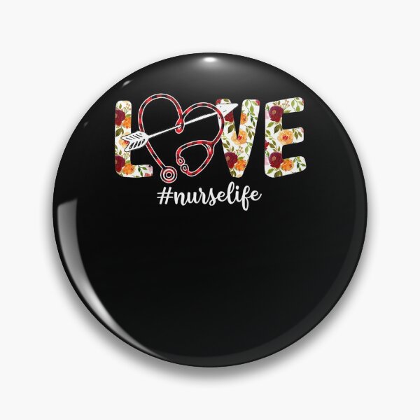 Item preview, Nurse Life Floral Love Arrow Plaid Stethoscope Nursing Funny Gift  designed and sold by lindafrances.