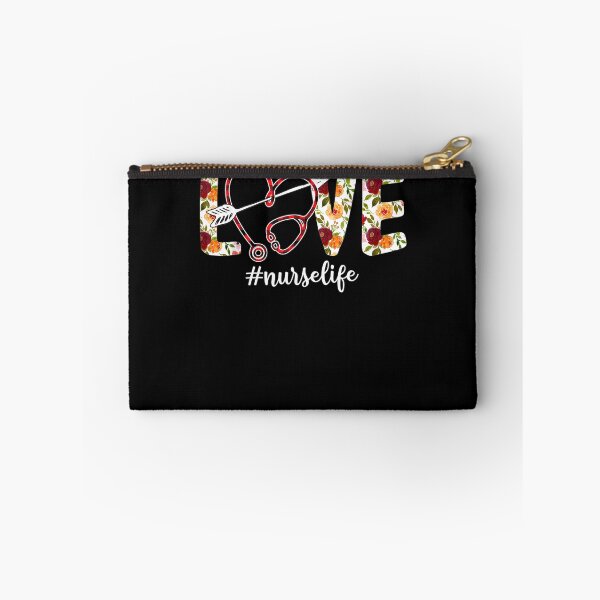 Item preview, Nurse Life Floral Love Arrow Plaid Stethoscope Nursing Funny Gift  designed and sold by lindafrances.