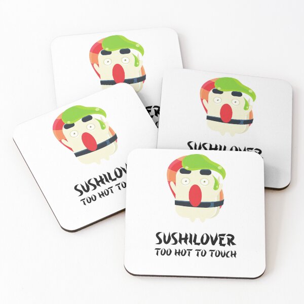 Item preview, Sushilover Too Hot To Touch Wasabi Sushi Eat designed and sold by DerEmmat.