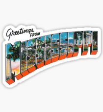 Greetings from Mississippi Sticker
