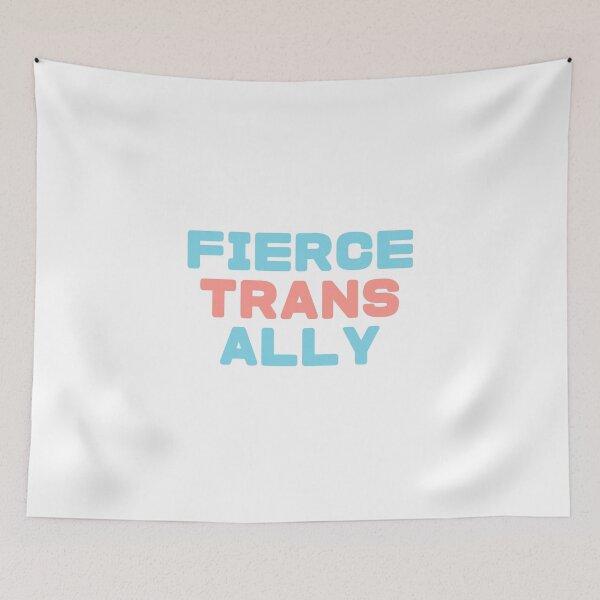 Item preview, Fierce Trans Ally, In Pastel Blue and Pink designed and sold by Koiboi11.