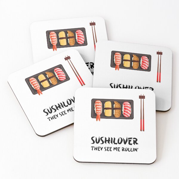 Item preview, Sushilover They See Me Rollin 'sushi Eat Japan designed and sold by DerEmmat.