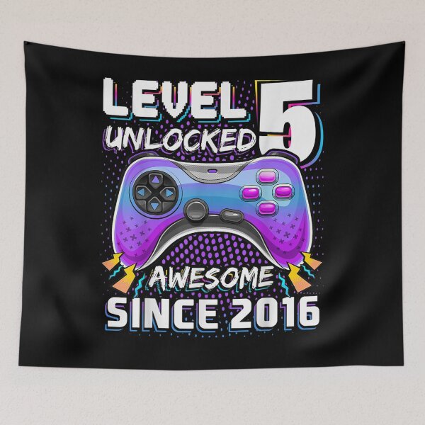 Artikelvorschau, Level 6 Unlocked Awesome 2015 Videospiel 6. Geburtstag entworfen und verkauft von mylahKristian.