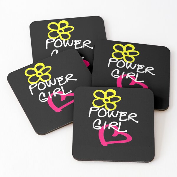 Item preview, Flower Hearts Power Girl Hand Draw Art Design  designed and sold by mylahKristian.