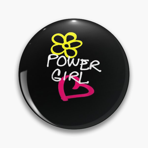 Item preview, Flower Hearts Power Girl Hand Draw Art Design  designed and sold by mylahKristian.