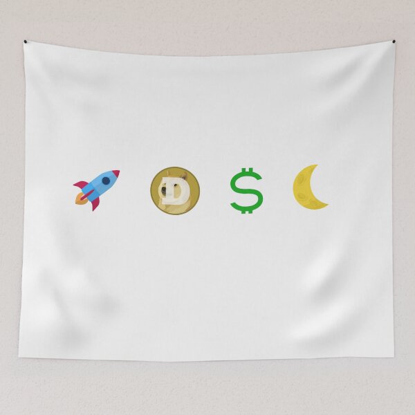 Item preview, Cryptocurrency To The Moon DogeCoin Doge Coin designed and sold by gillys.