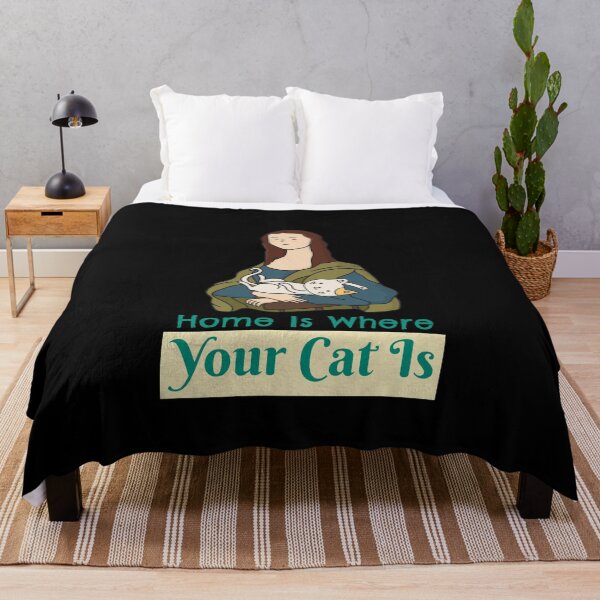 Item preview, Home Is Where Your Cat Is designed and sold by ThinkAndReflect.