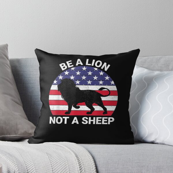 Item preview, Be A Lion Not A Sheep Usa Flag Women Men Patriotic  designed and sold by mylahKristian.