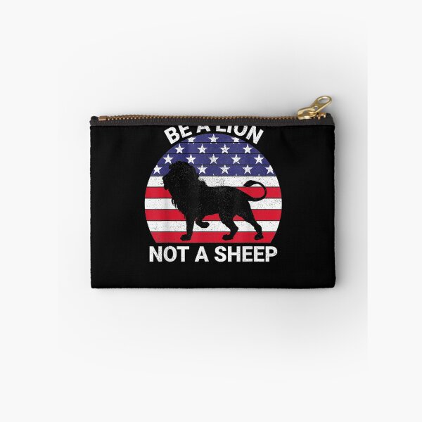 Item preview, Be A Lion Not A Sheep Usa Flag Women Men Patriotic  designed and sold by mylahKristian.
