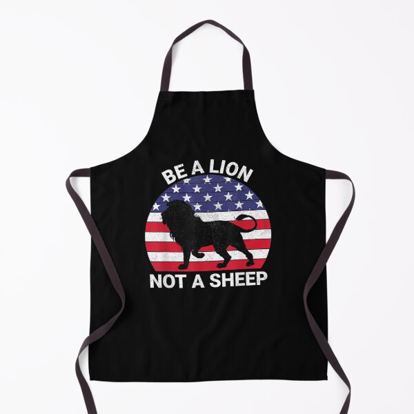Item preview, Be A Lion Not A Sheep Usa Flag Women Men Patriotic designed and sold by mylahKristian.