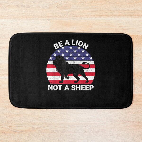 Item preview, Be A Lion Not A Sheep Usa Flag Women Men Patriotic  designed and sold by mylahKristian.