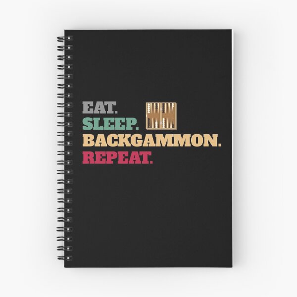Item preview, Eat Sleep Backgammon Repeat designed and sold by Salvadax.