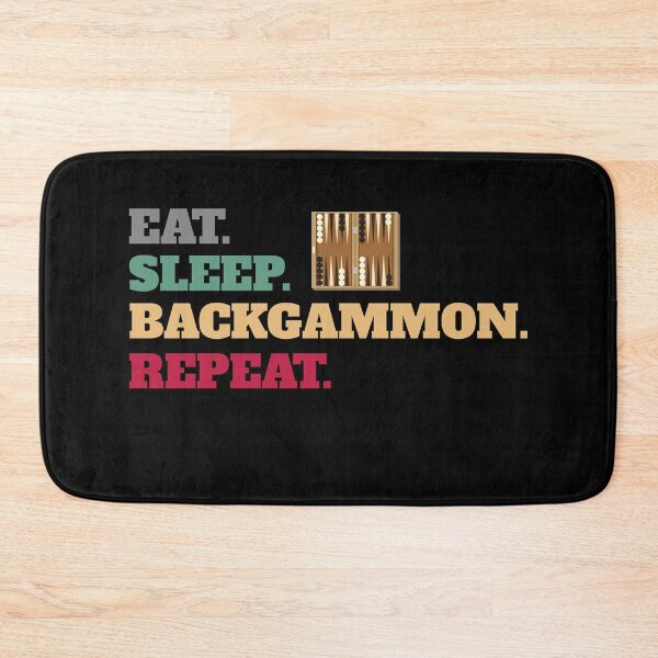 Item preview, Eat Sleep Backgammon Repeat designed and sold by Salvadax.