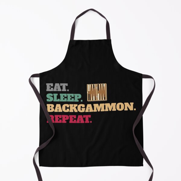 Item preview, Eat Sleep Backgammon Repeat designed and sold by Salvadax.