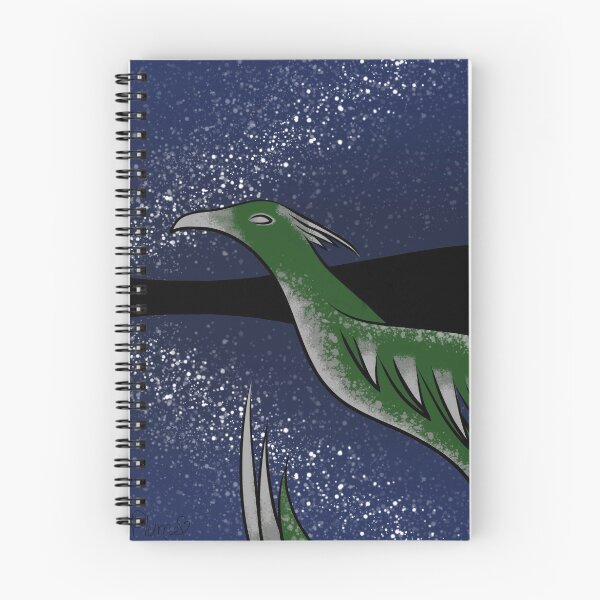 Item preview, Green phoenix at night designed and sold by TheChaton35.