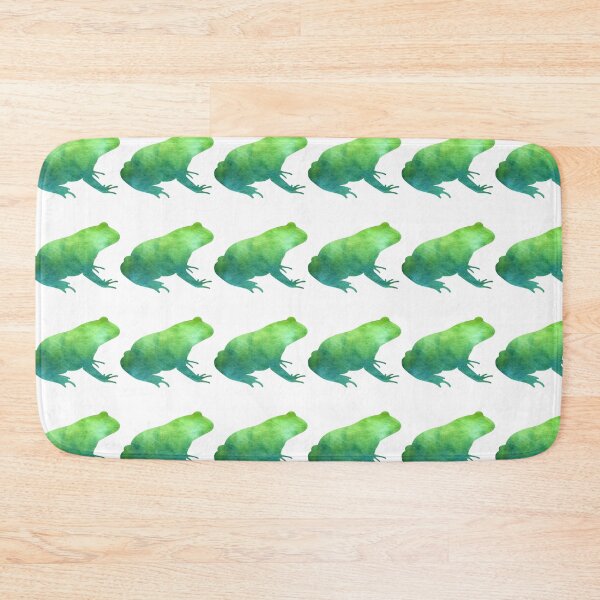 Item preview, Green and Blue Watercolor Frog designed and sold by Dalaura.