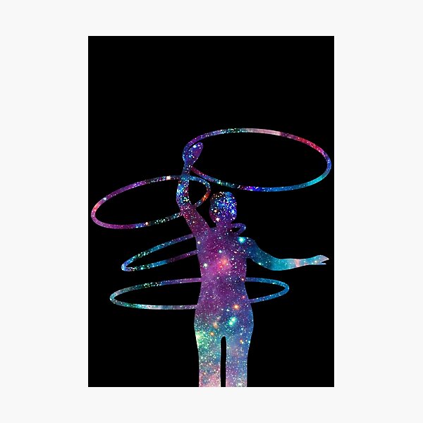 Item preview, Circus Flow Arts - Cosmic Hula Hoops 4 - Midnight designed and sold by FlyingFoxDesign.