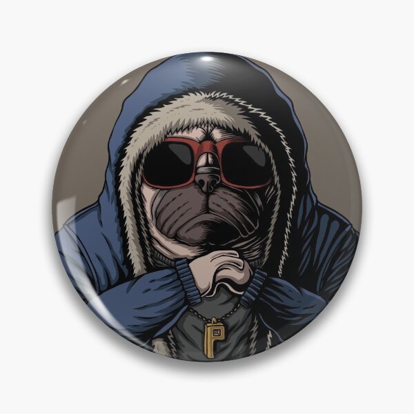 Item preview, Mysterious Pug Poker Player designed and sold by SLAG-Creative.