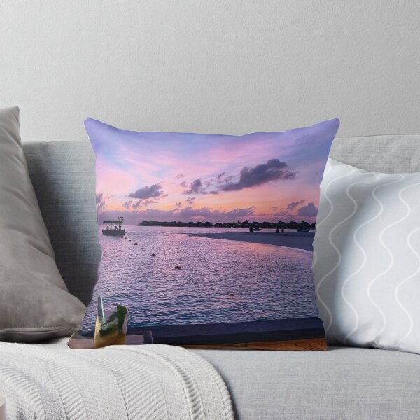 Item preview, Beautiful Maldives Purple Ocean Sunset  designed and sold by newburyboutique.