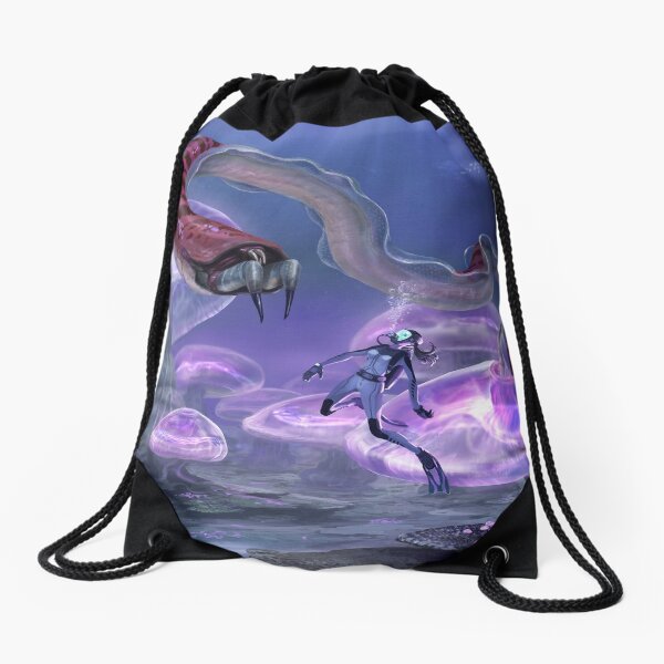 Close Encounter Drawstring Bag