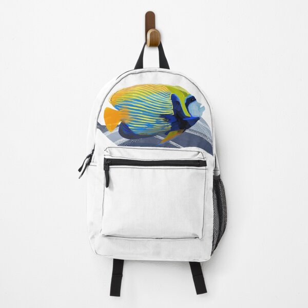 Item preview, Bright blue and yellow tropical fish watercolor illustration - Caroline Laursen Original designed and sold by Caroline Laursen.